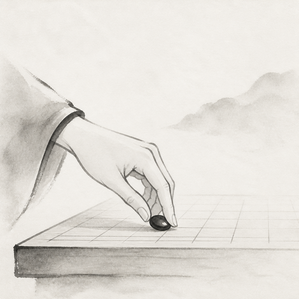 瑞士制同分榜的示意图，三名棋手同为五分，但对手强度和赛程路径不同