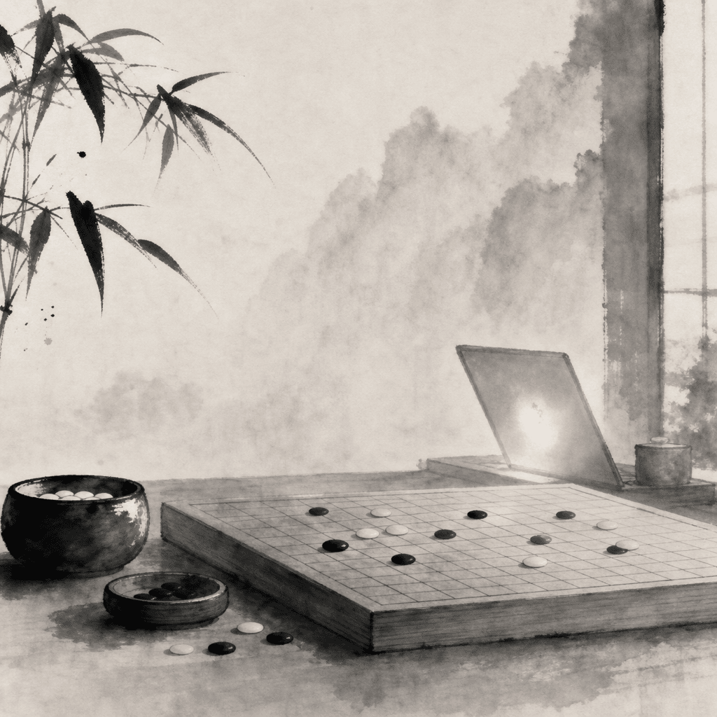 程式之間的較量，最終仍落回棋盤上的安靜秩序。
