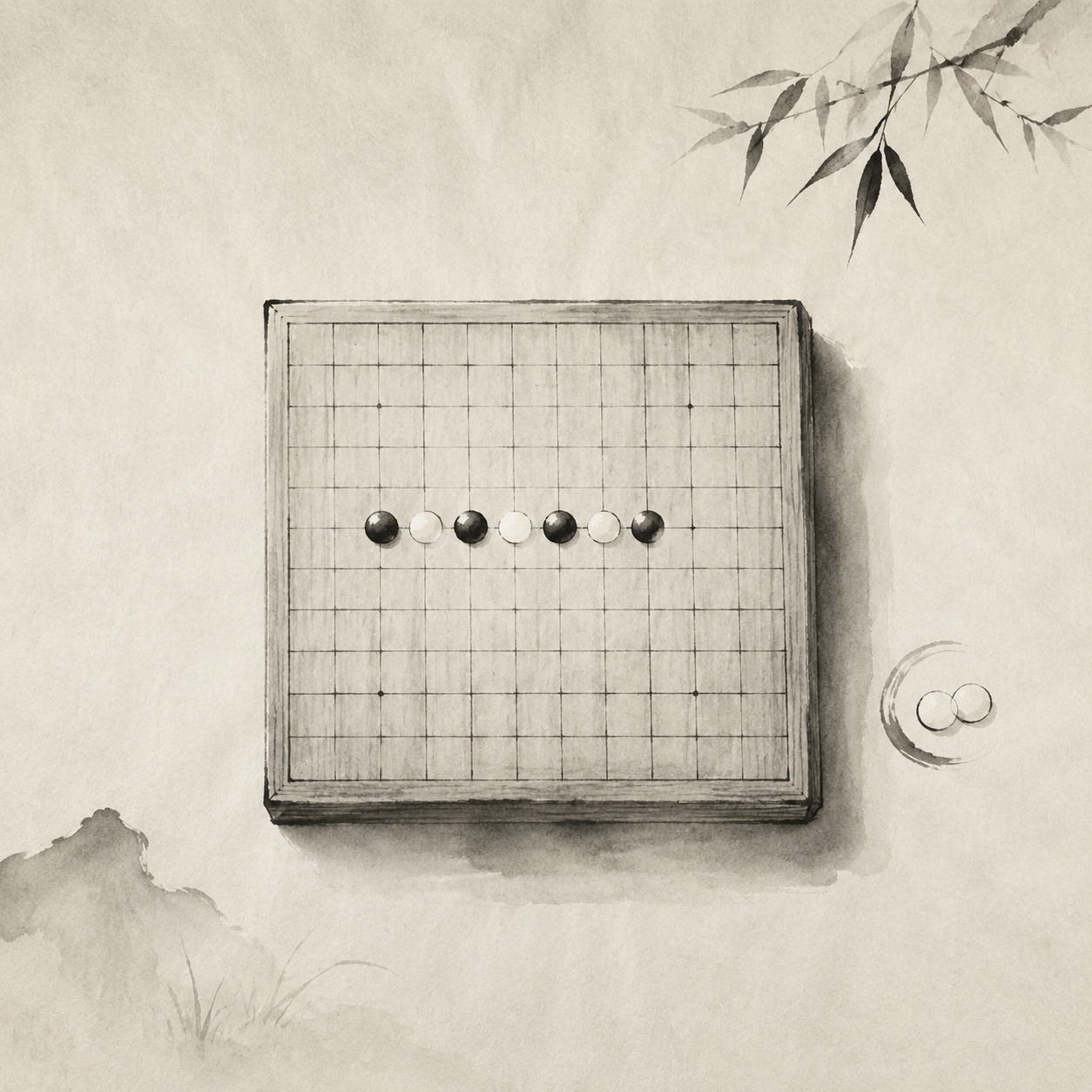 头图：线形和捕获同时决定结算，棋盘的读法也跟着变。