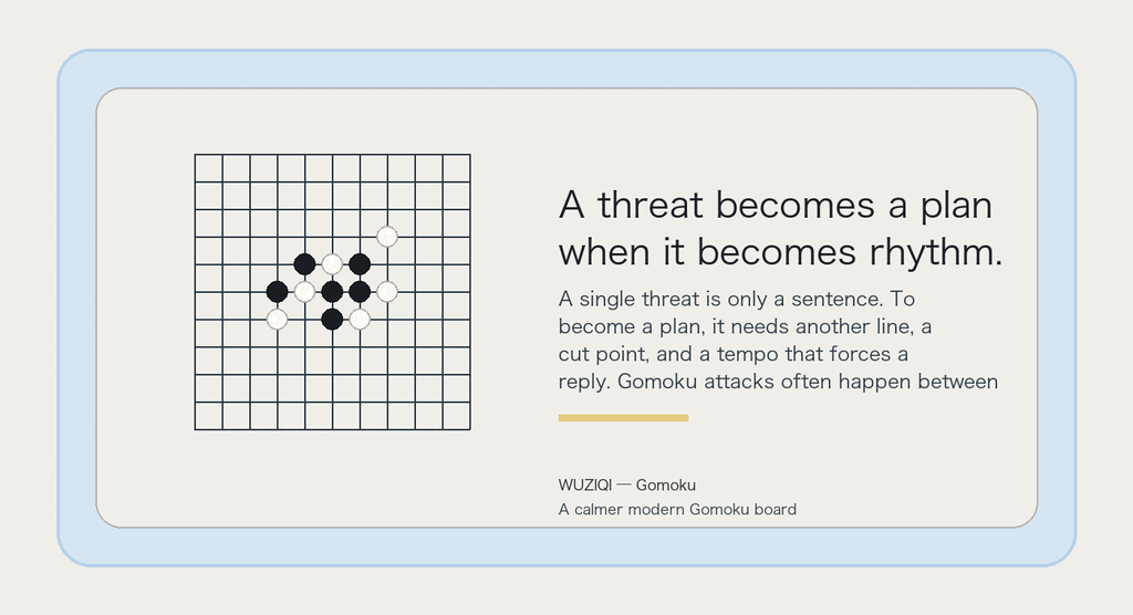 A threat becomes a plan when it becomes rhythm.
